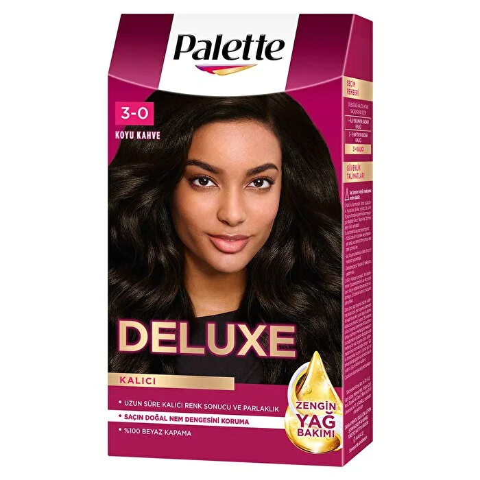 PALETTE DELUXE SAÇ BOYASI 50 ML 3-0 KOYU KAHVE 