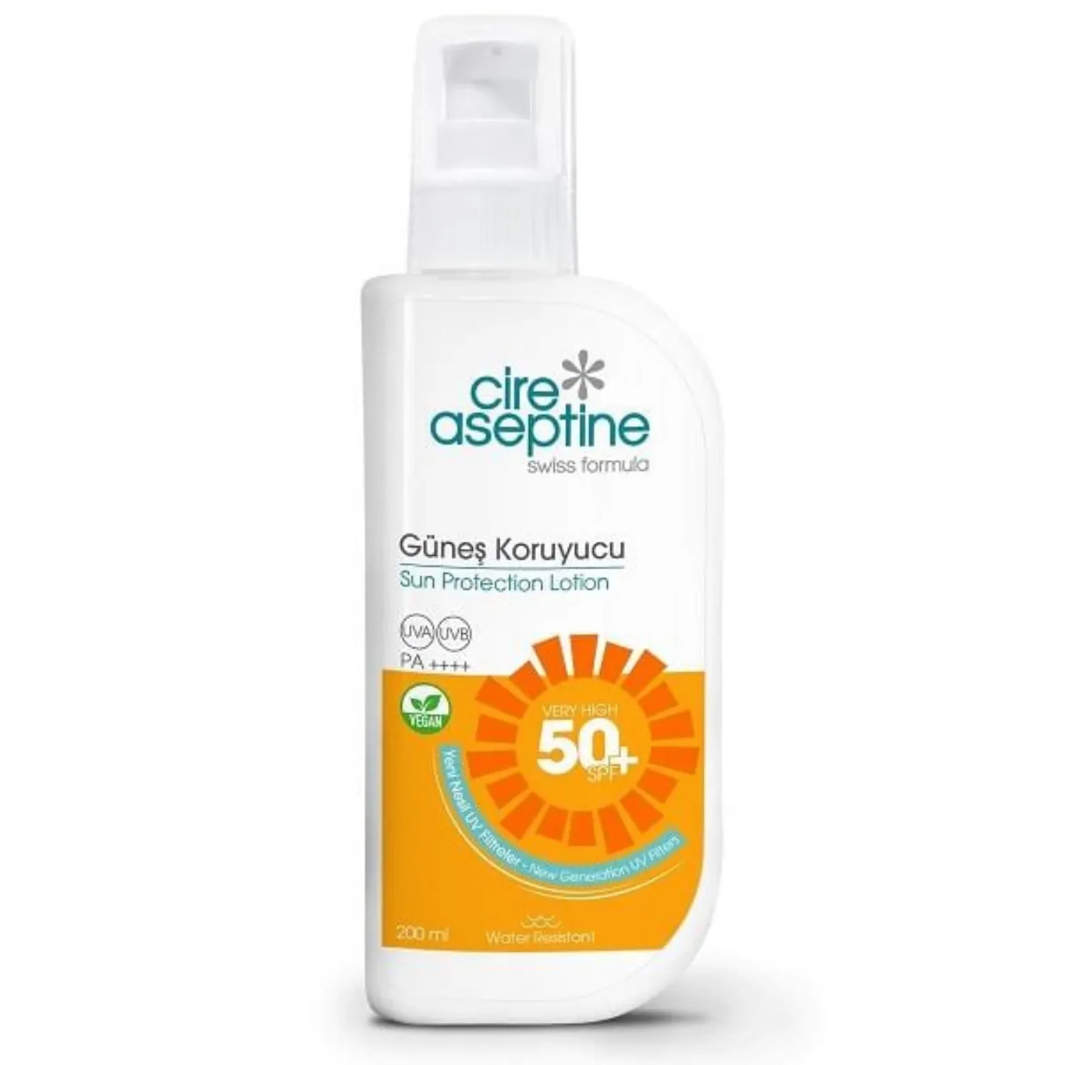 CİRE ASEPTİNE 50 SPF GÜNEŞ KORUYUCU YETİŞKİN 200 M