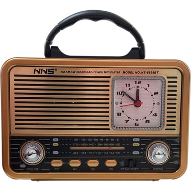 NNS NS-8898BT BT NOSTALJİ HOPARLÖR