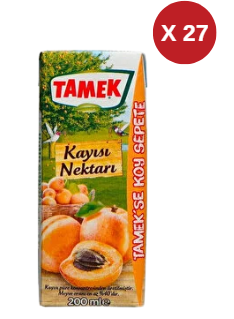 TAMEK 200 ML KAYISI (27 Adet)