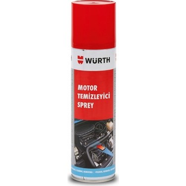 WURTH HIZLI MOTOR TEMİZLEME SPREYİ - KAUÇUK/PLASTI