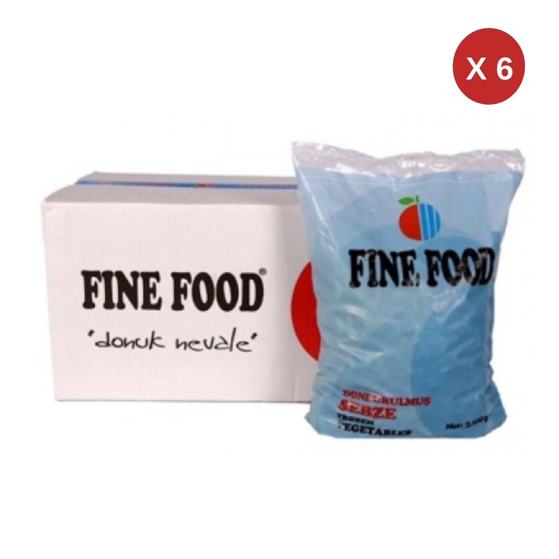 FINE FOOD MISIR 2,5 KG (6 ADET)