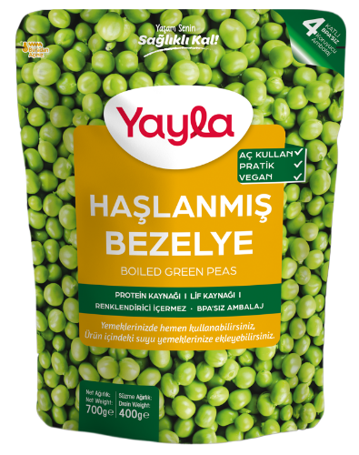 Yayla Haşlanmış Bezelye 700 GR