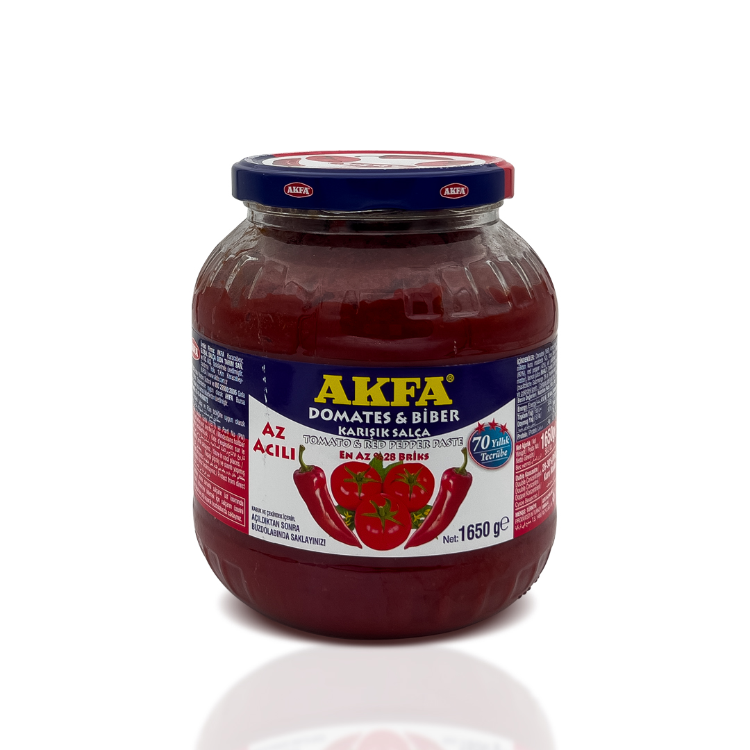 Akfa Domates & Biber Salçası 1650 GR