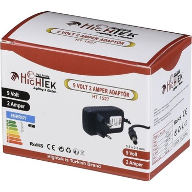 HİGHTEK HT 1527 9V 2 APER ADAPTÖR