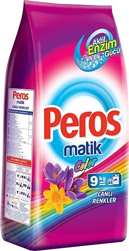 PEROS MATİK CANLI RENKLER 9 KG