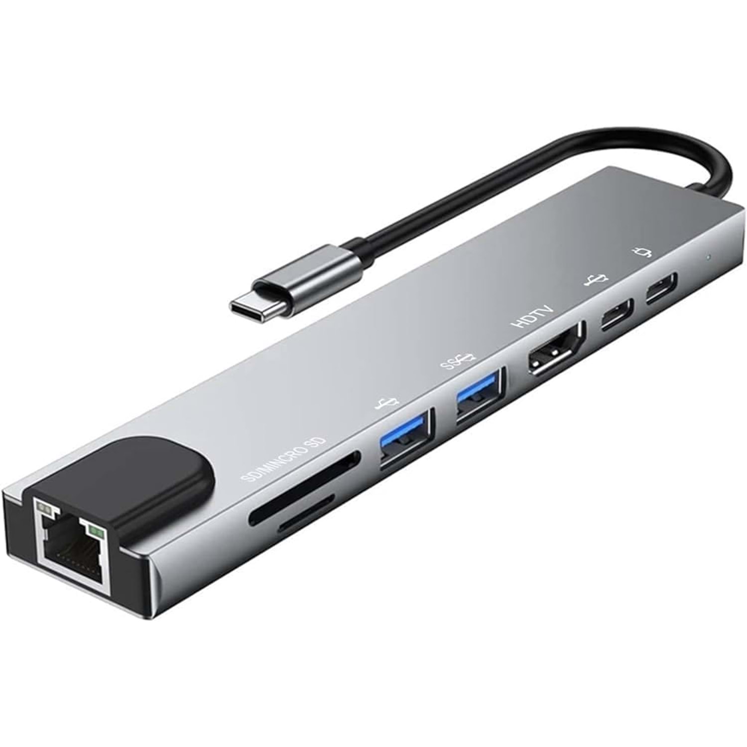 TELSAN TLS-35 TYPE-C TO HDTV 8 in 1