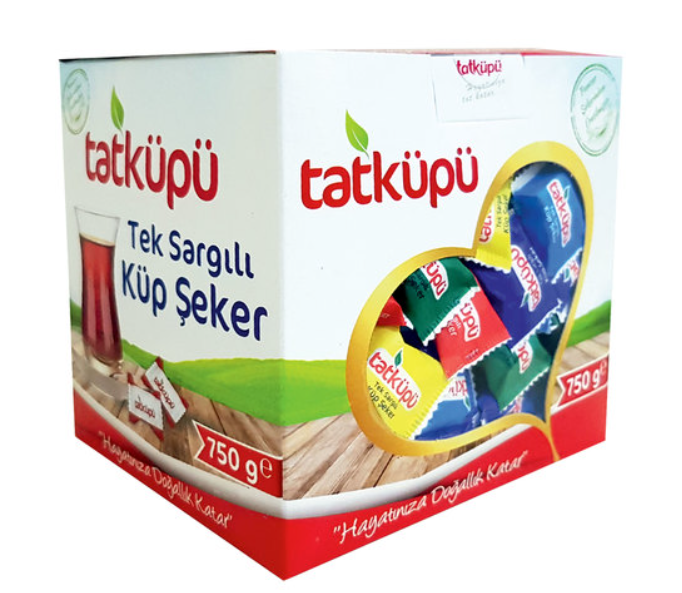 TATKÜPÜ TEK SARGILI KÜP ŞEKER 750 GR X 8