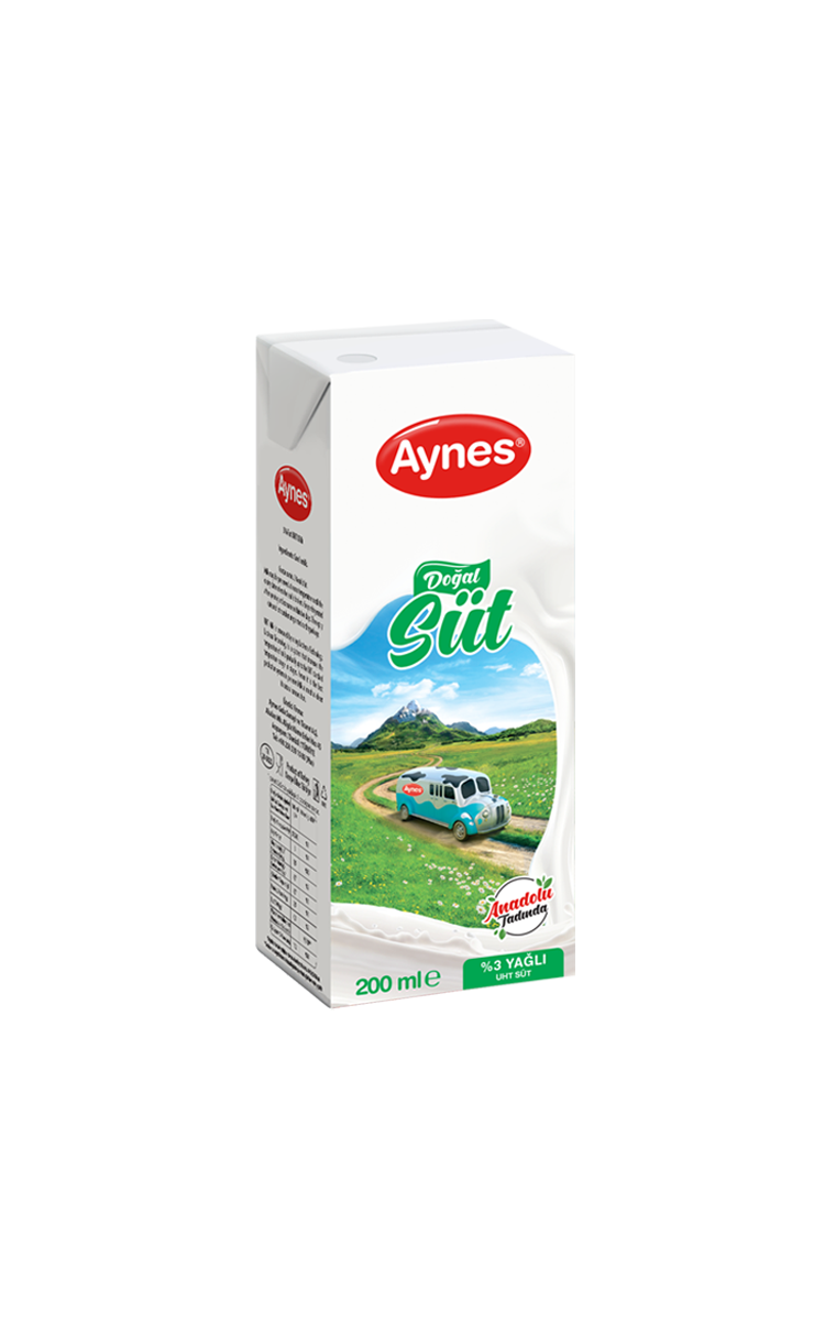 AYNES 200 ML %3 YAĞLI UHT SÜT