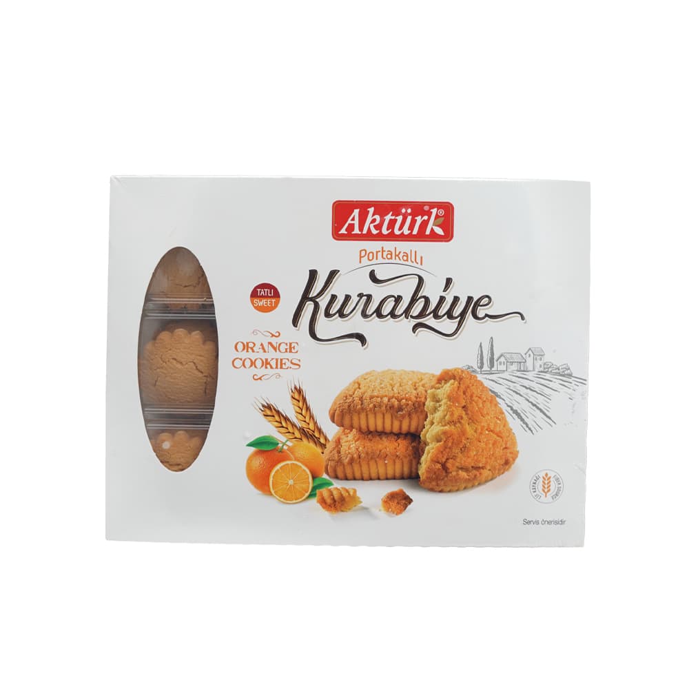 AKTÜRK KURABİYE PORTAKALLI TATLI 400 GR