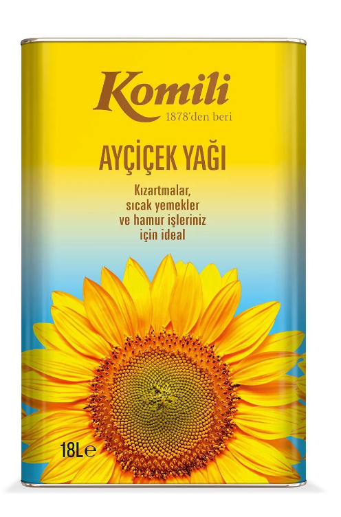 KOMİLİ 18 LT TENEKE AYÇİÇEK