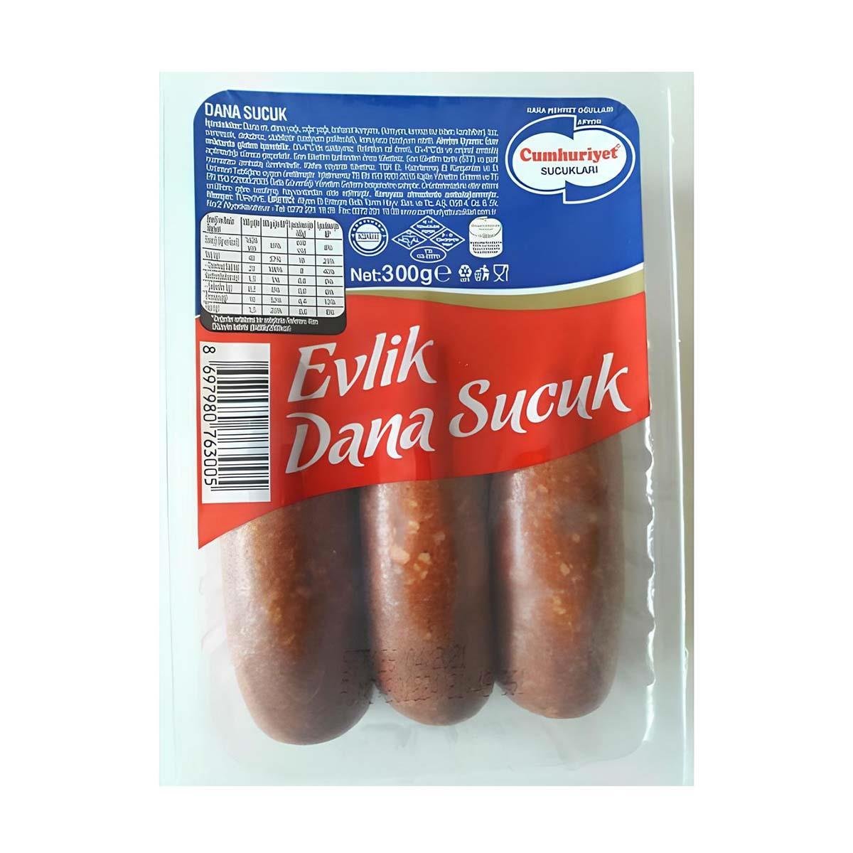 CUMHURİYET 300 GR EVLİK SUCUK