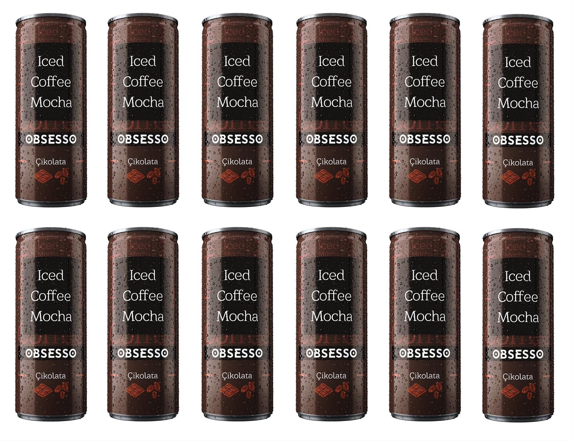 Obsesso Mocha Can 250 ML(12 ADET)