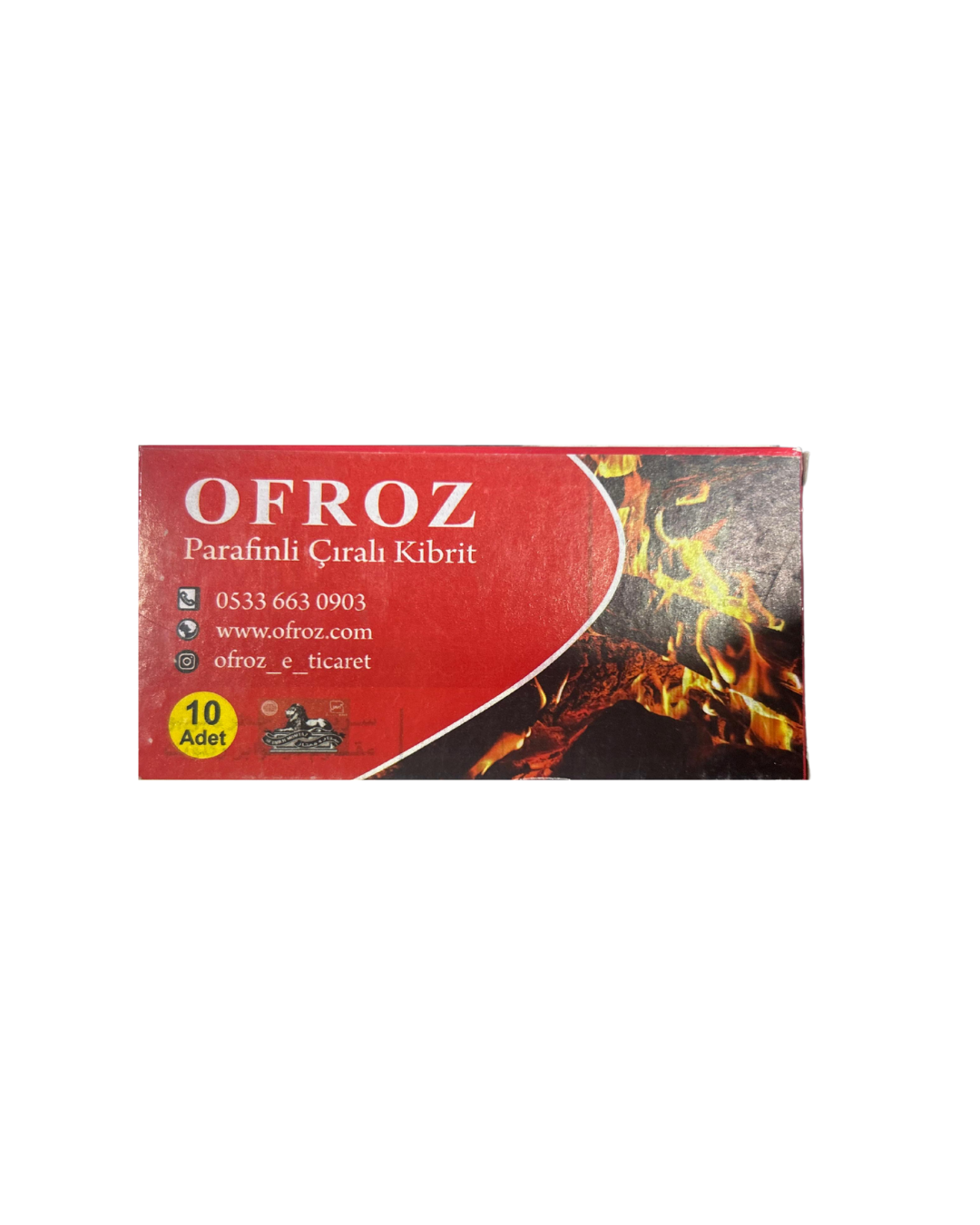 OFROZ PARAFİNLİ ÇIRALI KİBRİT (10ADET)