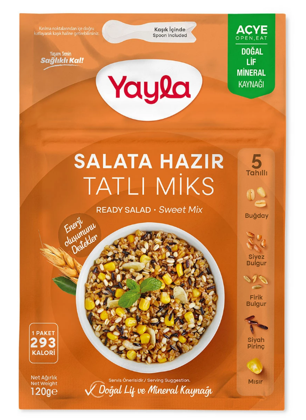 Yayla Salata Hazır Tatlı mix  120 GR