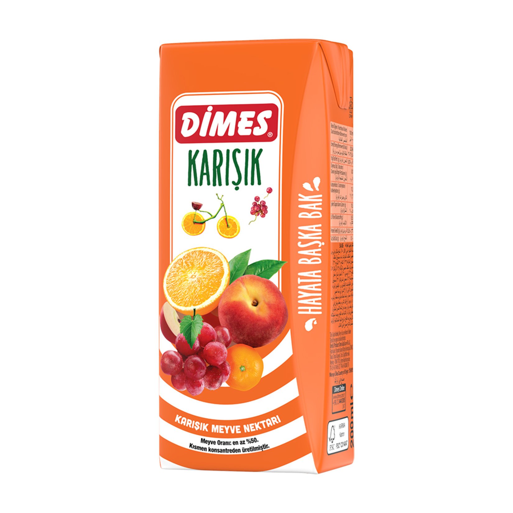 DİMES KARIŞIK MEYVE SUYU 200 ML