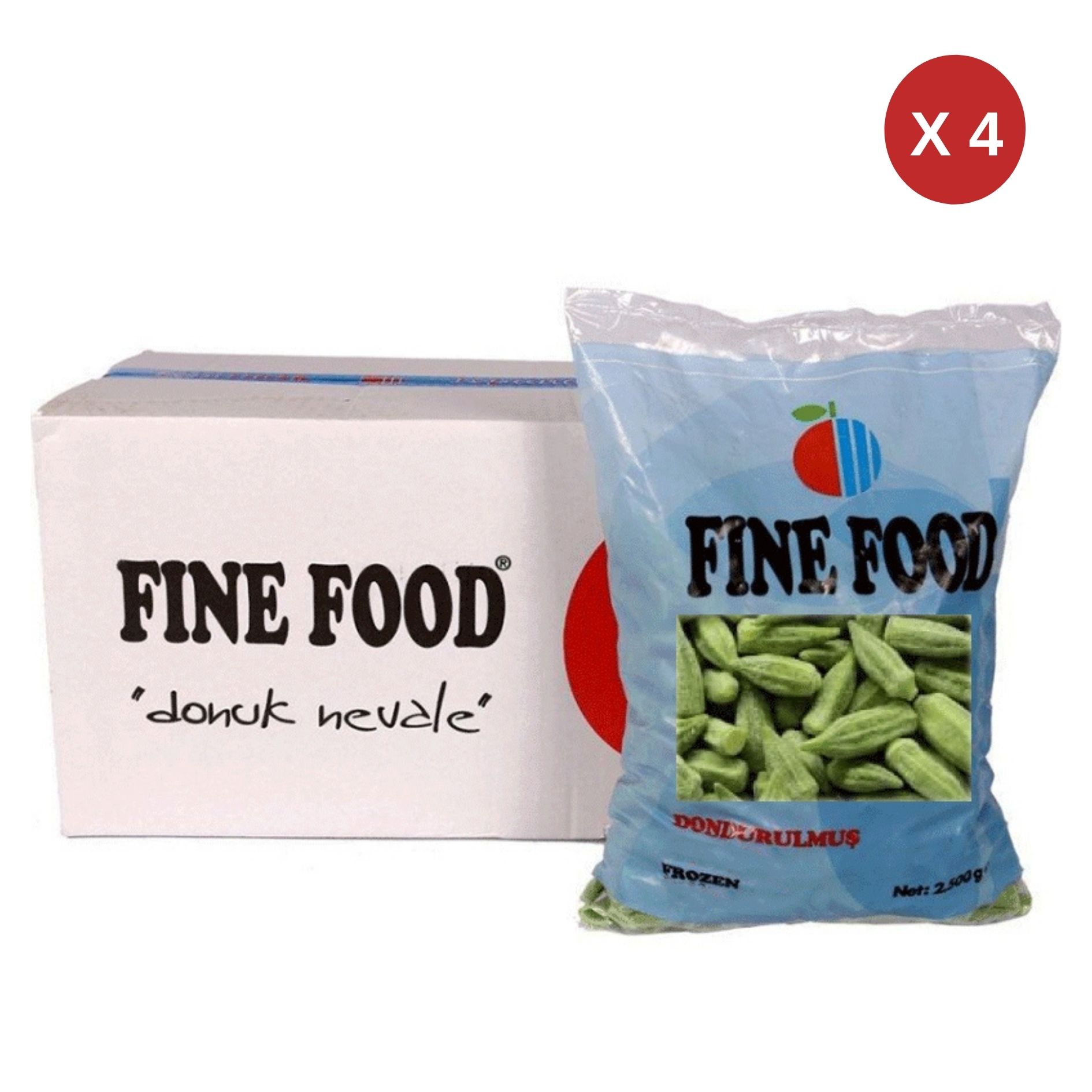 FINE FOOD BAMYA SİVRİ 03  2,5 KG (4 ADET)