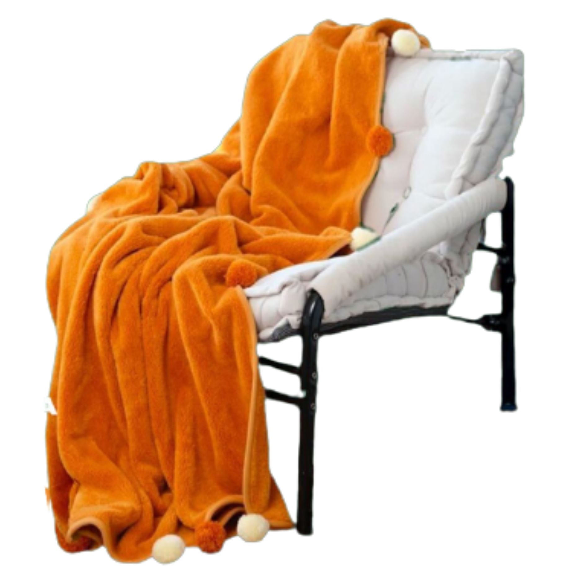 BED LİNE PAMUKLU PONPONLU BATTANİTE 2A00*220 FELS-S