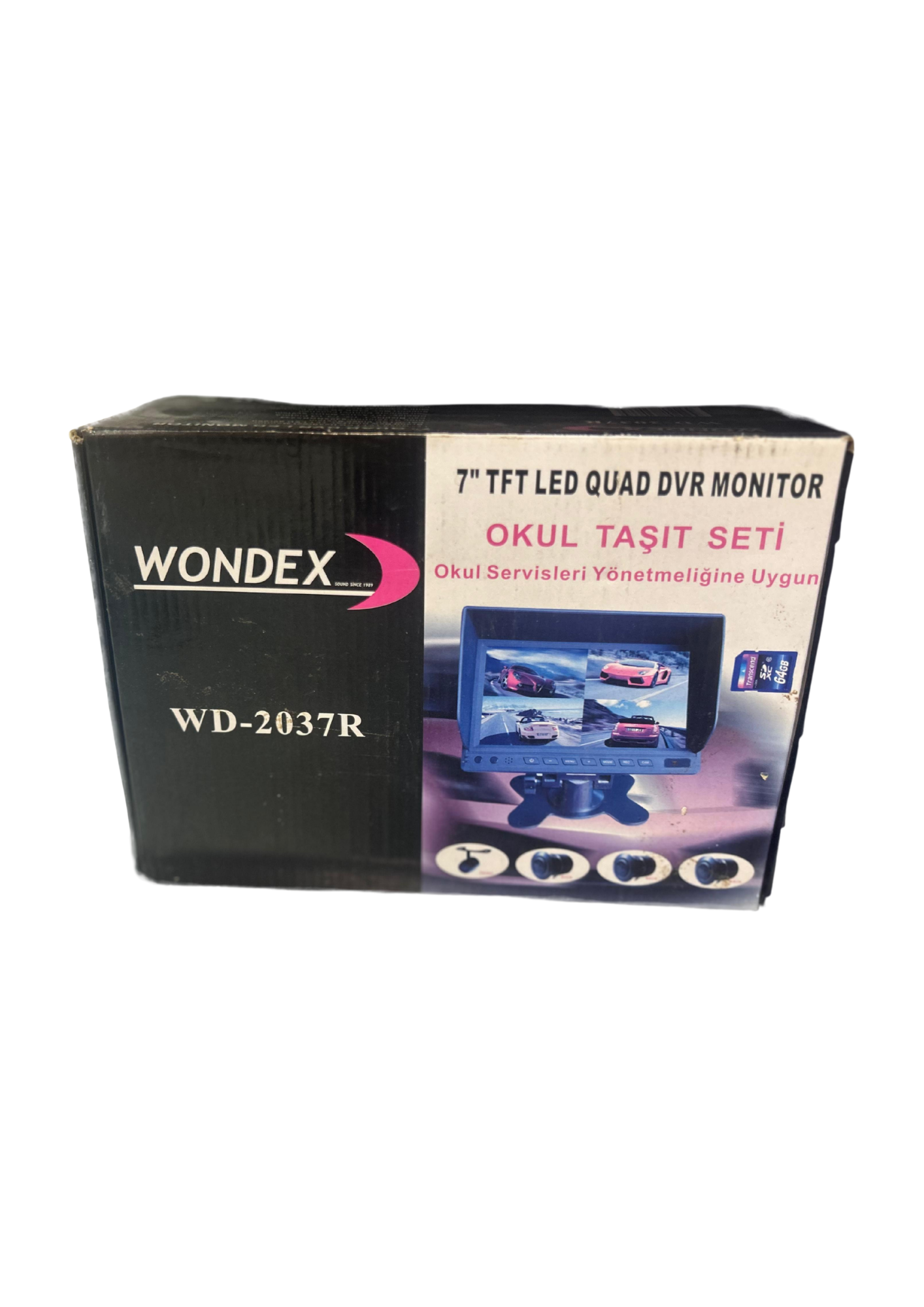 VONDEX WD 2037R  7'' TFT LED DVR OKUL TAŞIT SETi