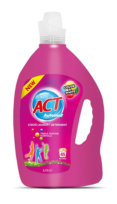 ACT MATİK SIVI DETERJAN 2,75 LT