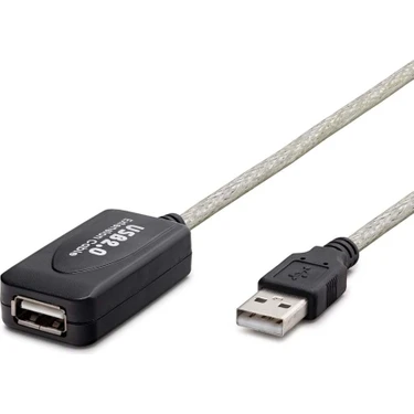 HADRON HDX7513 KABLO USB 2.0 ÇİPLİ USB UZATMA 10ME