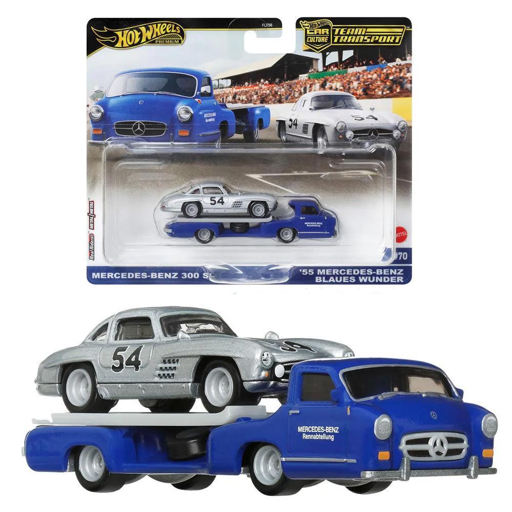 TEAM TRANSPORT MERCEDES BENZ 300 SL 55 BLAUES WUND