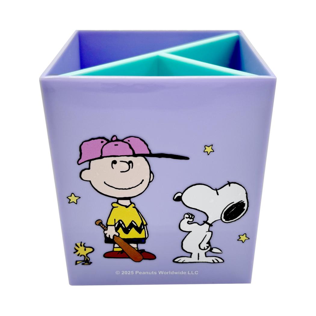 Snoopy Lisanslı Vintage Serisi 3 Bölmeli Kalemlik 