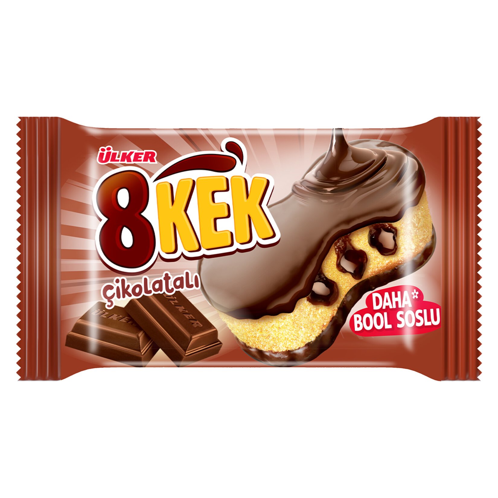 ÜLKER 8 KEK ÇİKOLATALI 55 GR ( 24 ADET )