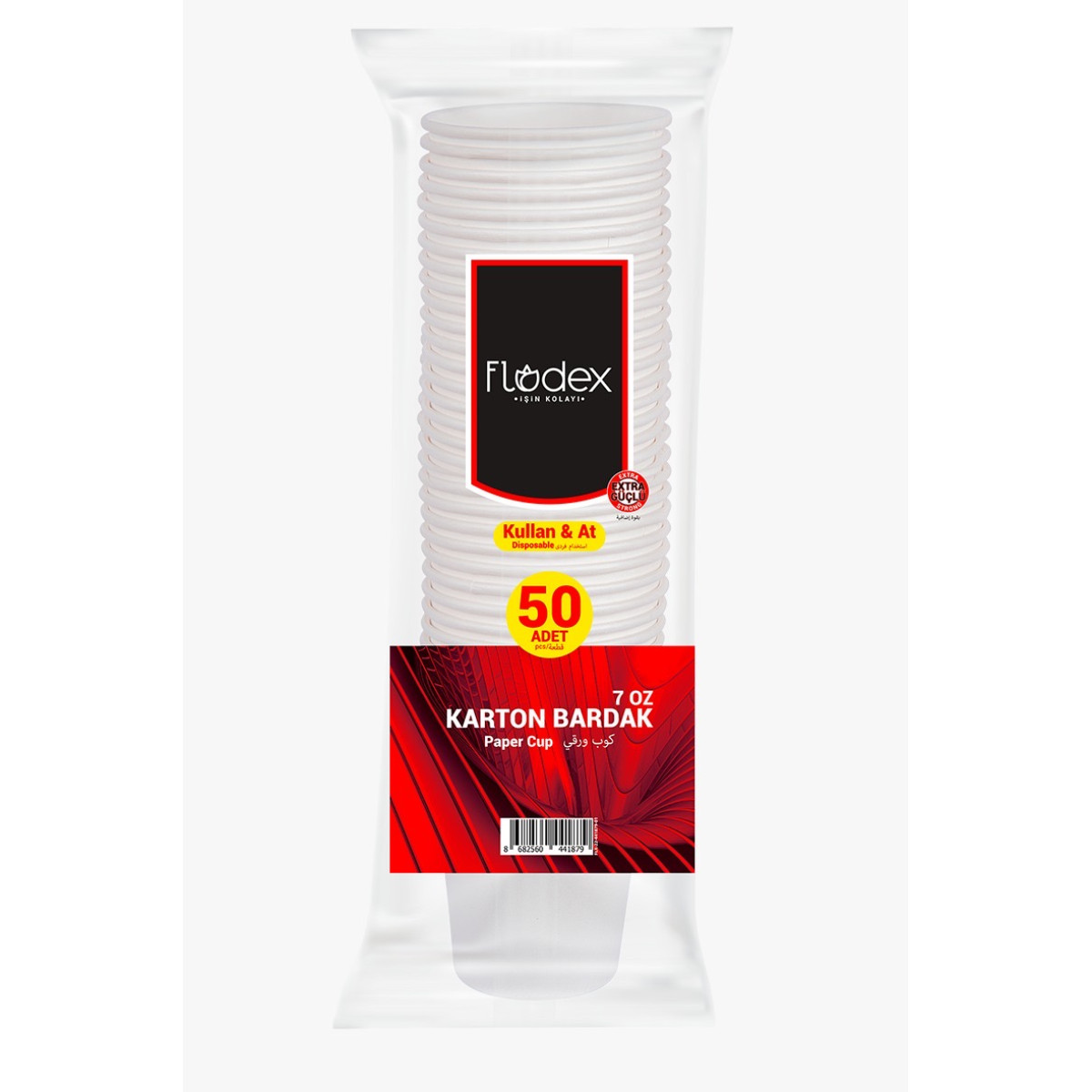 FLODEX KARTON BARDAK 50'Lİ (7 OZ) 