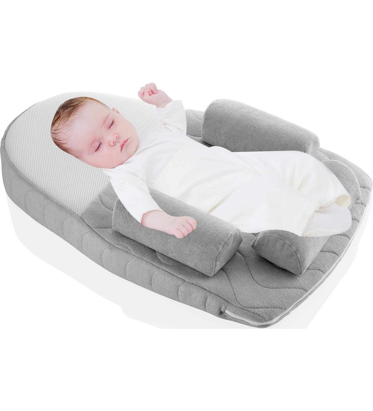  BABYJEM 426 KİRAZ ÇEKİRDEKLİ UYKU YASTIĞI GRİ