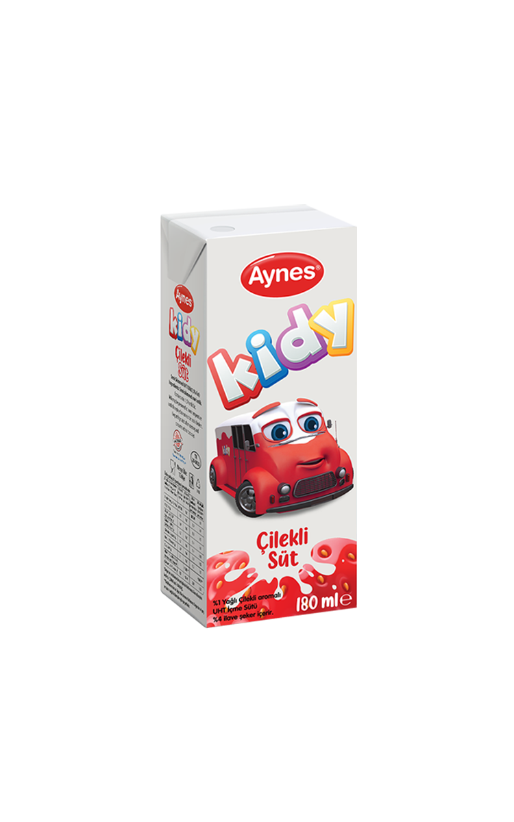 AYNES KİDY 180 ML ÇİLEK MEYVELİ SÜT