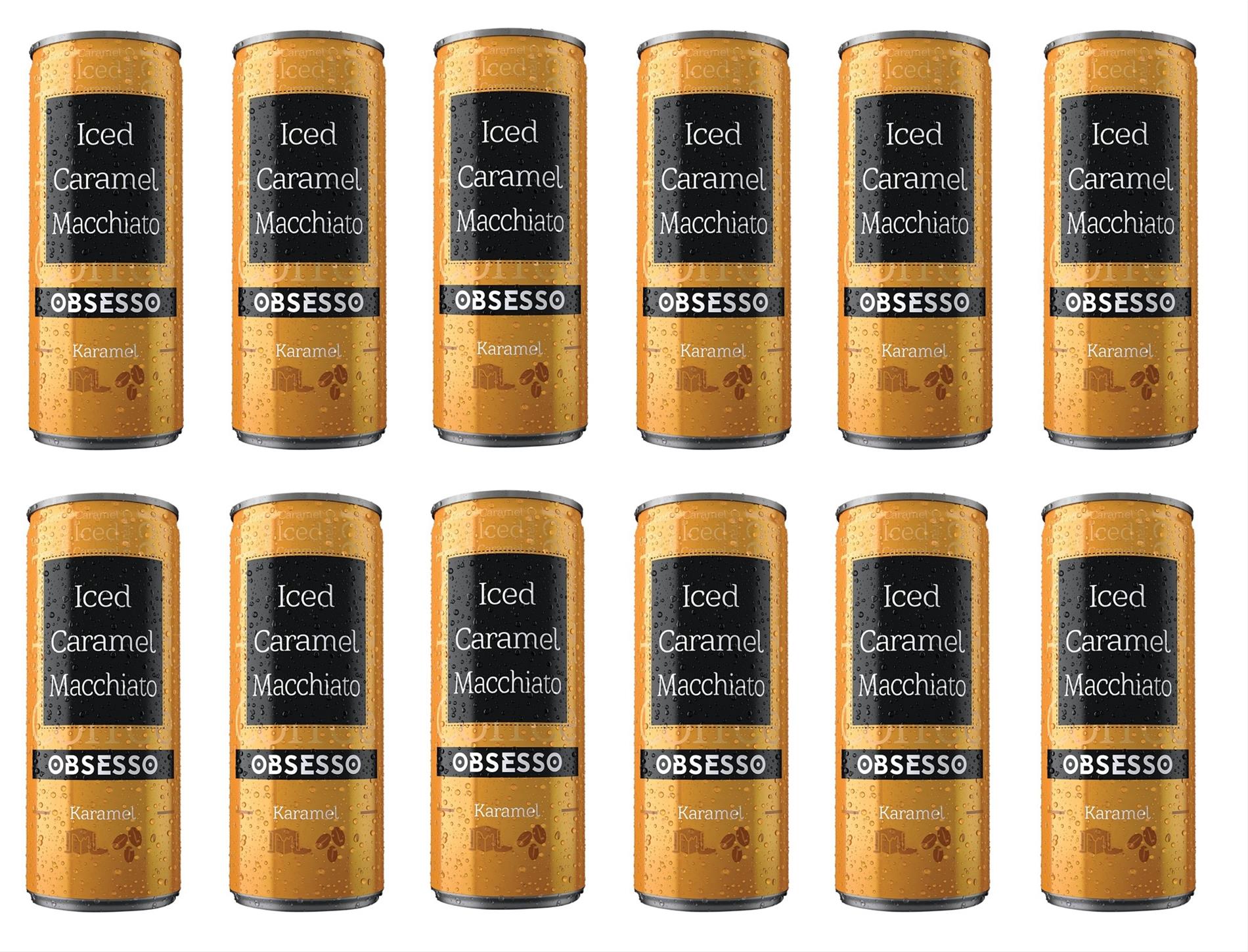Obsesso Caramel Macchiato Can 250 (12 ADET)