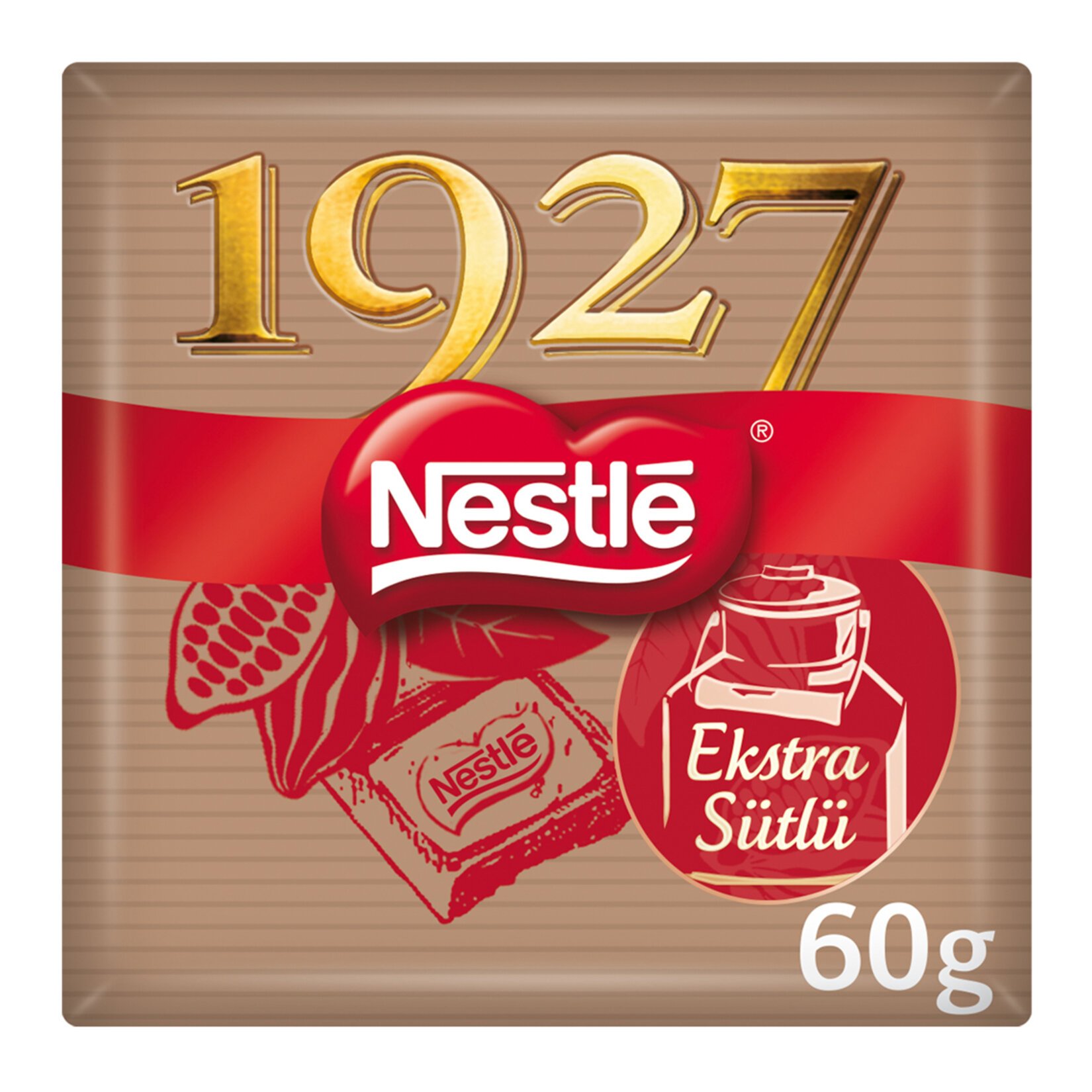 NESTLE 1927 Choc W Mlk Sqr 60g) TR (6 ADET)