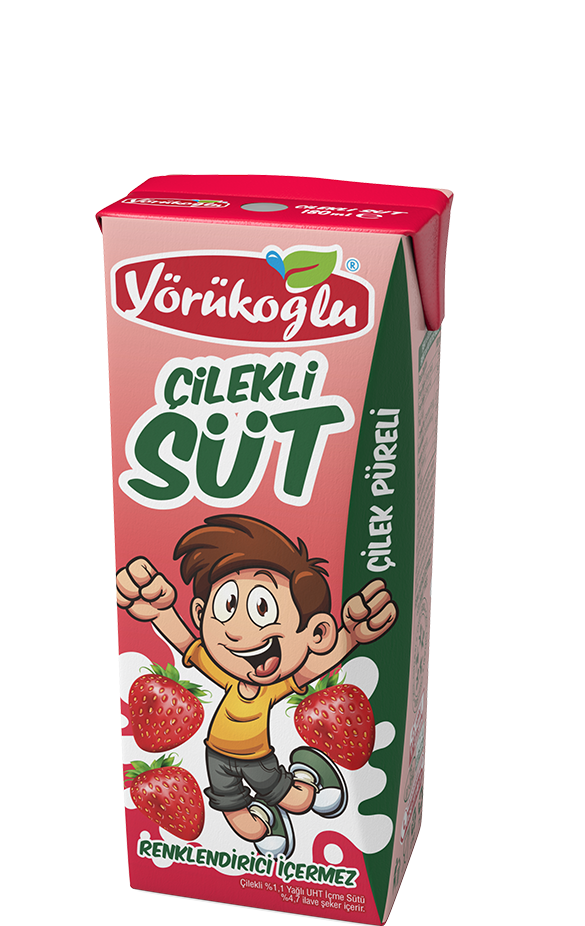 YÖRÜKOĞLU 180 ML ÇİLEKLİ SÜT 