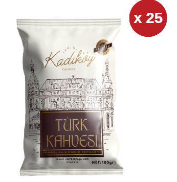 TARİHİ KADIKÖY PREMİUM TÜRK KAHVESİ 100 GR(25 ADET)