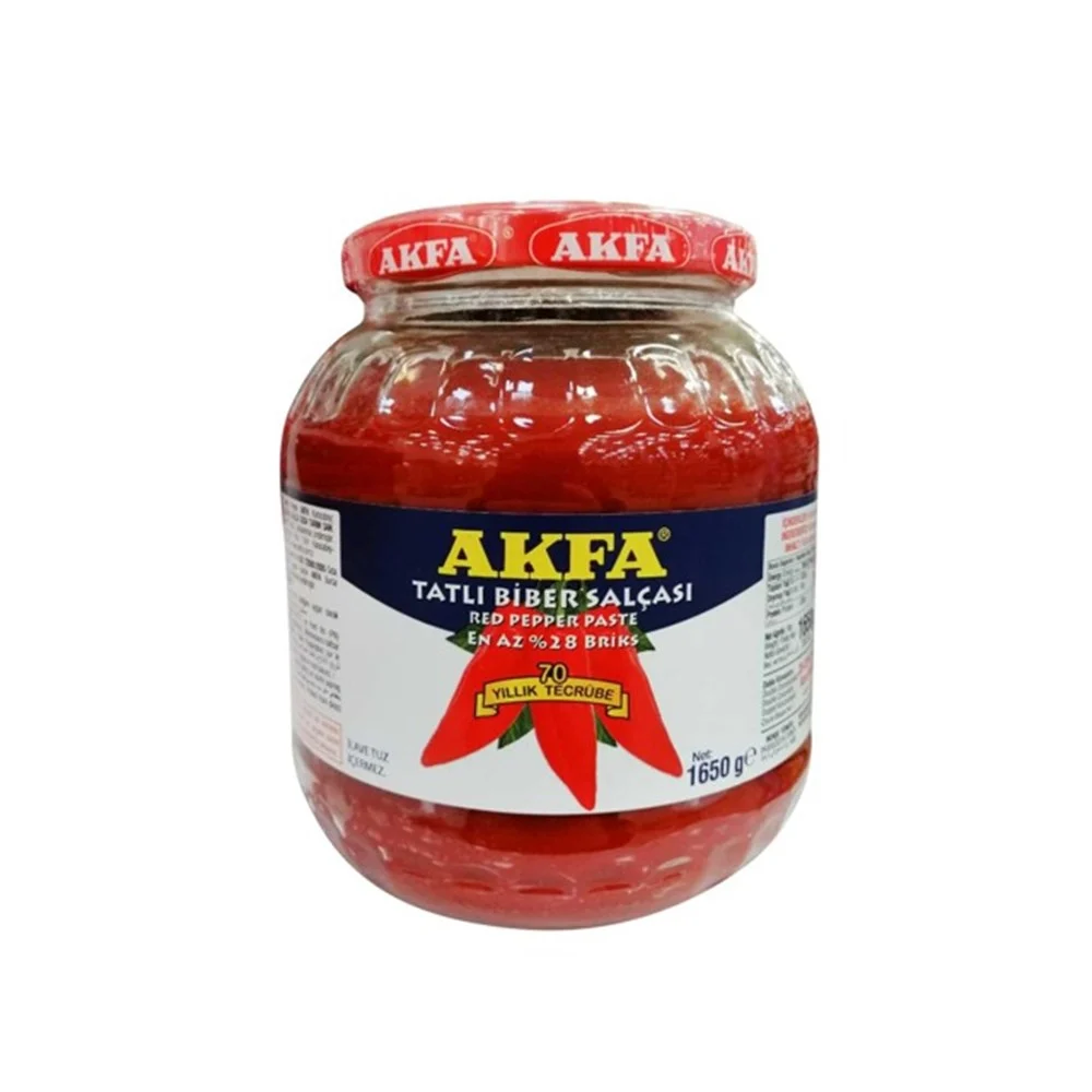AKFA BİBER SALÇASI 1700 GR TATLI (6 ADET)
