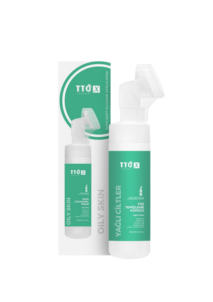TTO-X APLİKATÖRLÜ YÜZ TEMİZLE KÖPÜĞÜ YAĞLI -200 ML