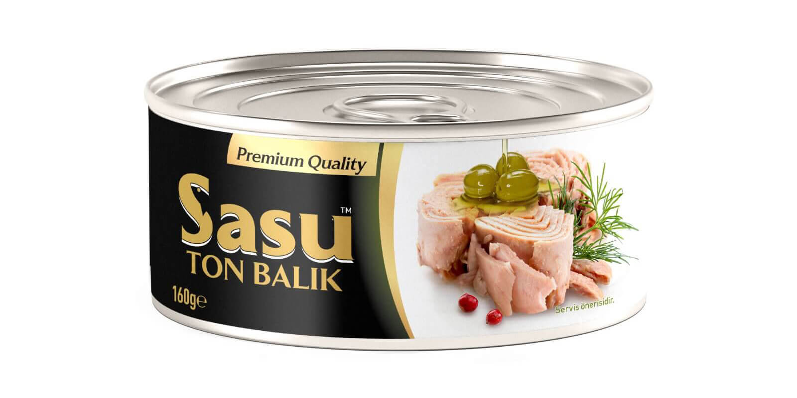 Sasu Zeytinyağlı Ton Balığı Kons. (2*160 Gr)