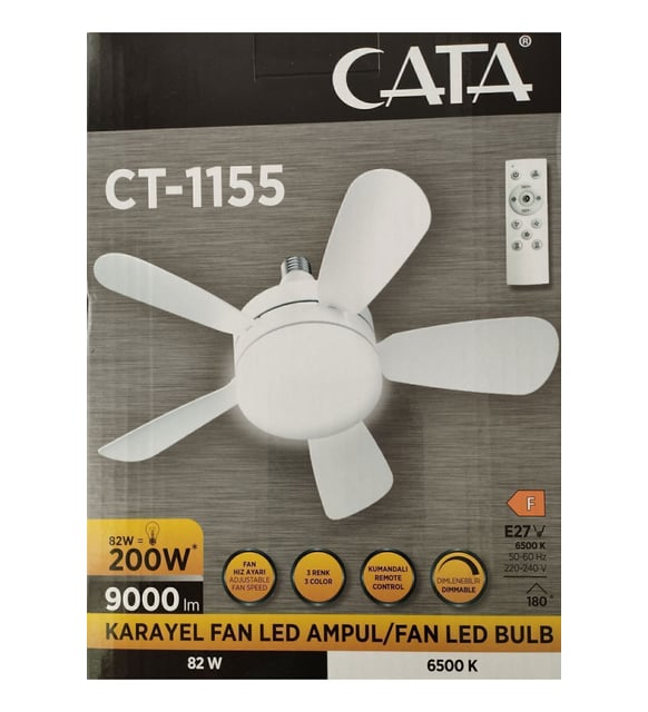 CATA CT-1155 KARAYEL FAN LED AMPUL KUMANDALI