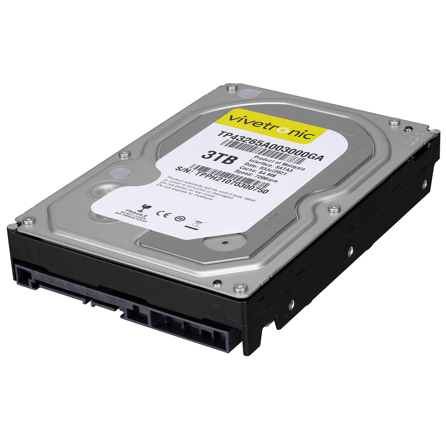 Vivetronic TP43265A003000GA 3TB 7200RPM Harddisk