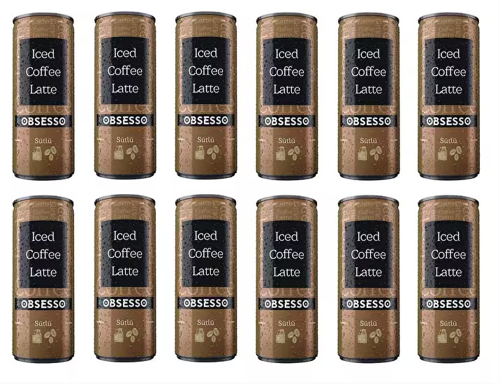 OBSESSO LATTE CAN 250 ML (12 ADET)