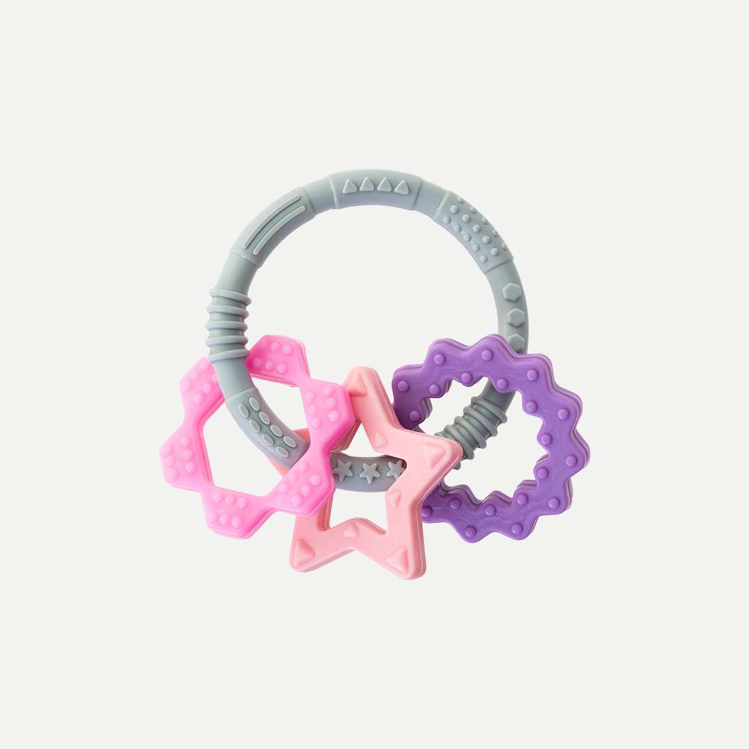  BABYJEM 807 SİLİKON HALKA DİŞ KAŞIYICI PEMBE-8070
