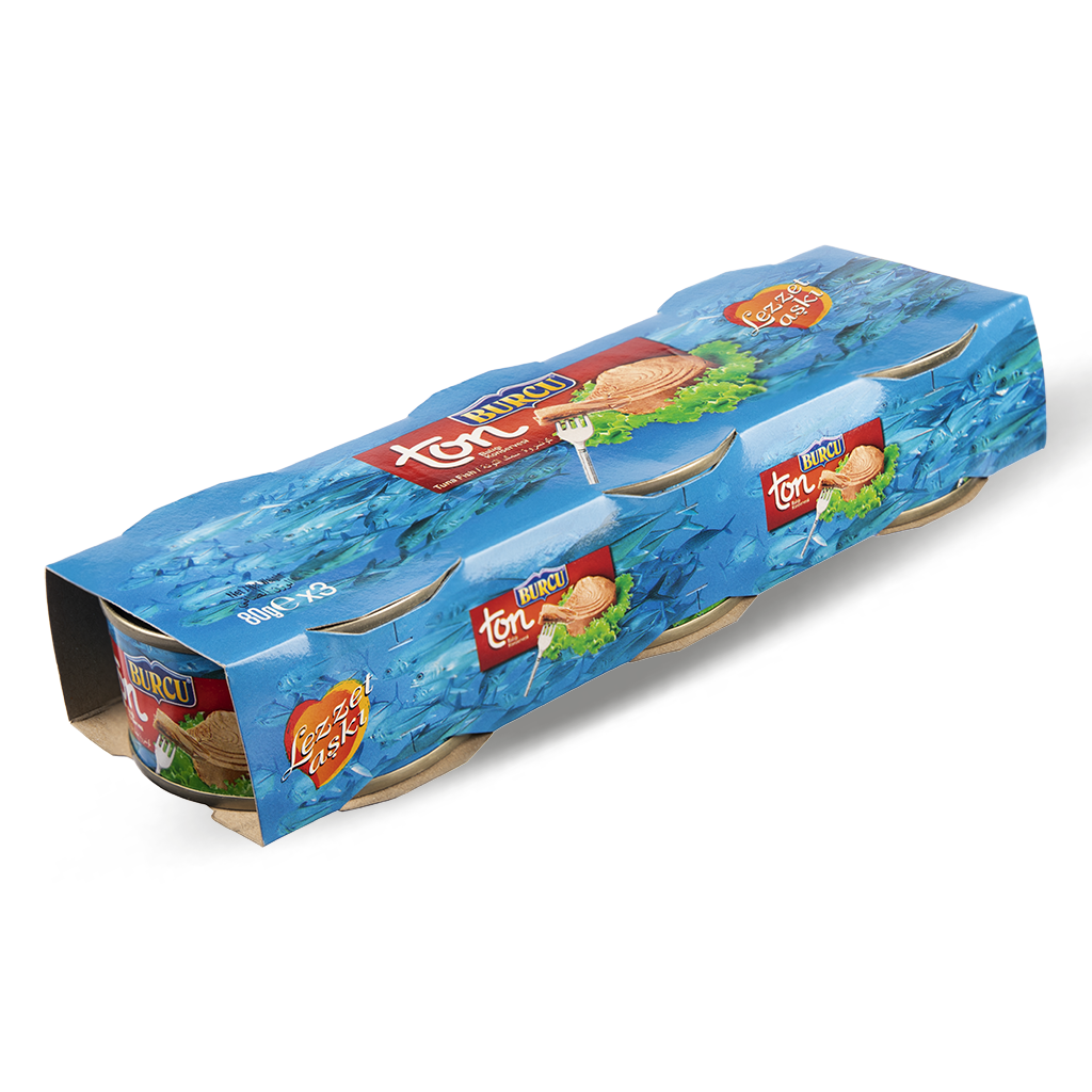 Burcu Ton Balık Konserve 80g x 3'lü