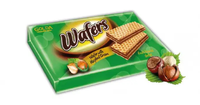 GOLDA WAFERS FINDIK AROMALI GOFRET (175 GR
