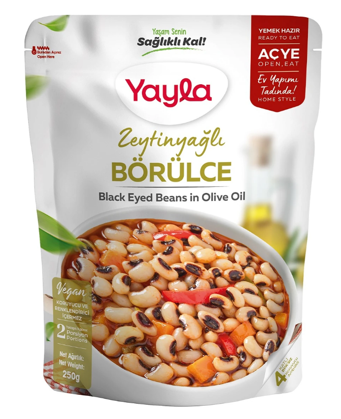 Yayla Zeytin Yağlı Börülce Yemeği 250 GR