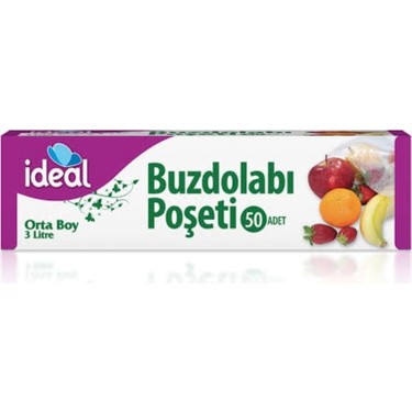 İDEAL BUZDOLABI POŞETİ ORTA BOY 24*33