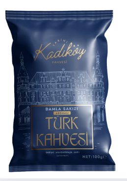 TARİHİ KADIKÖY DAMLA SAKIZLI TÜRK KAHVESİ 100 GR