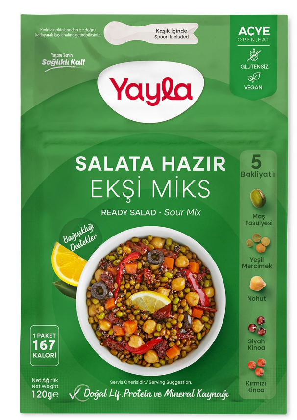 Yayla Salata Hazır Ekşi Mix 120 GR