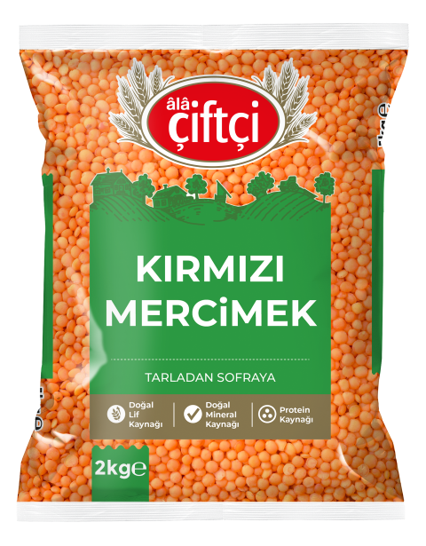 Ala Çiftçi İthal Futbol Kırmızı Mercimek 2000 GR