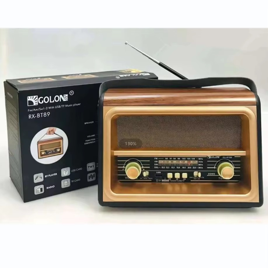 GOLON RX-BT89SQ BLUETOOTH NOSTALJİ HOPARLÖR